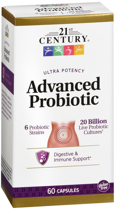 21st Century Ultra Potency Advanced Probiotic Capsules 60ct