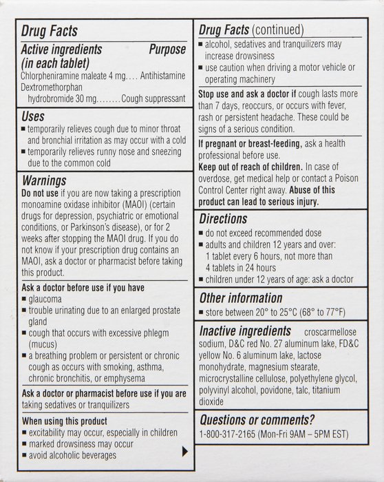 Coricidin HBP Cough Cold Tablet 16 Count By Bayer Corp/Cons Health