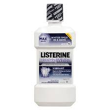 Listerine Whitening Anticavity Mouthwash Vibrant Clean Mint 16 oz
