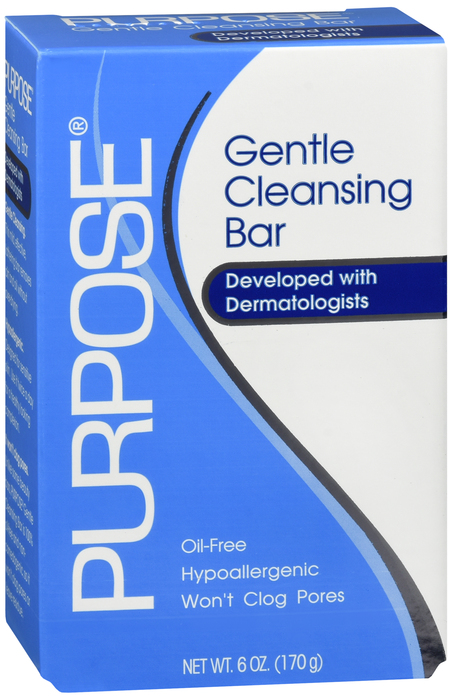 Purpose Gentle Cleansing Bar 6 oz By Valeant North America USA 
