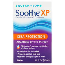 Case of 12-Soothe Eye Drops Emollient (Lubricant) Xtra Protection 