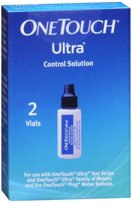 Case of 48-One Touch Ultra Control Solution 2X4 ml Sol 2X4 ml By Lifescan USA 