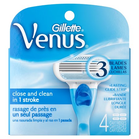 Gillette Venus 3 Blades Cartridges - 4 Ct