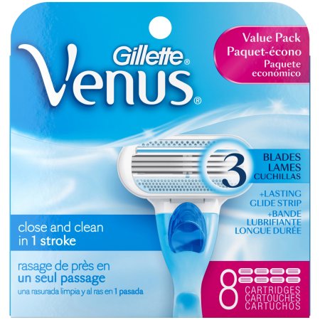 Gillette Venus Women's Razor Cartridges 8 Count Carded Pack