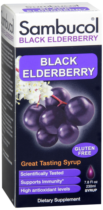 Sambucol Black Elderberry Original Syrup 7.8 oz By Emerson Healthcare USA 
