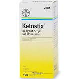 Case of 12-Ketostix Strip 100 Count By Bayer