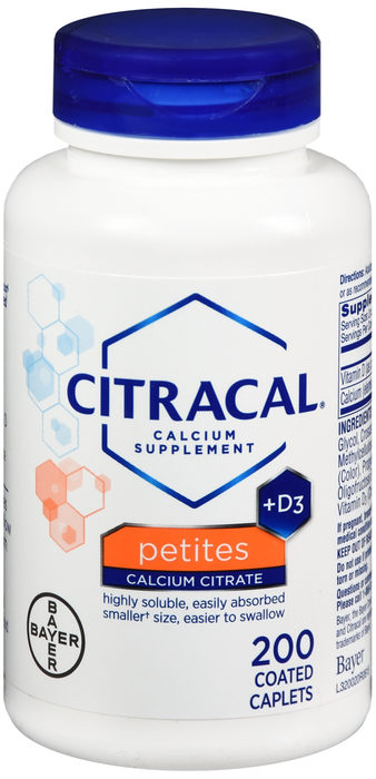 Case of 12-Citracal Petites Tablet 200 Mg-250 Tab 200