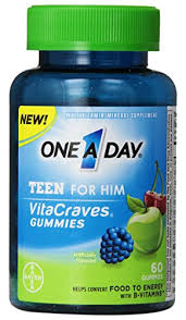 One A Day VitaCraves Vitamins, Teen for Him, Gummies - 60 gummies by BAYER CORP/CONS HEALTH, ONE-A-DAY, One A Day, One-A-Day, ONE A DAY, ONEADAY, one-a-day, One-A-Day  ITEM NO.:OTC320174 320174 NDC No