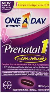 Case of 12-One-A-Day Prenatal 1 Softgel - 30 Count