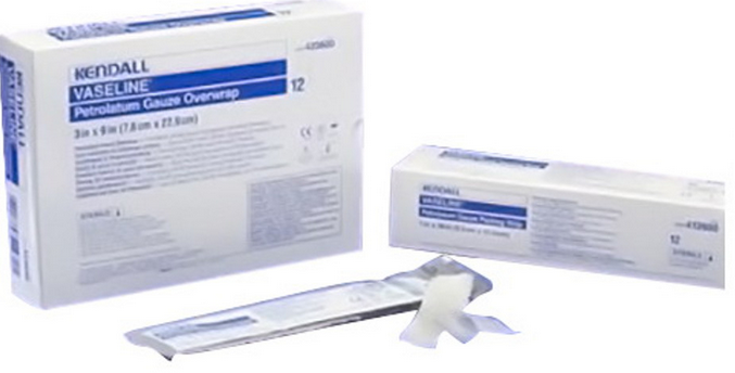 Vaseline Gauze Strips 3X9 Gze 50 by Cardinal Health