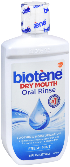 Biotene Dry Mouth Oral Rinse A/F 8 oz by Glaxo