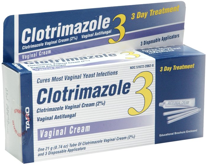 Clotrimazole 2% Cream 3 Day 21Gm Taro  By Taro Pharma  Gen Gyne Lotrimin