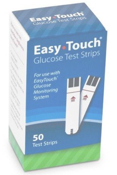 Easy Touch Healthpro Glucose Test Strips 50 Count By Mhc