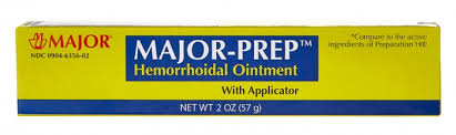 Case of 12-Major Prep-Hemorrhoidal Ointment 57 gm Gen Preparation 
