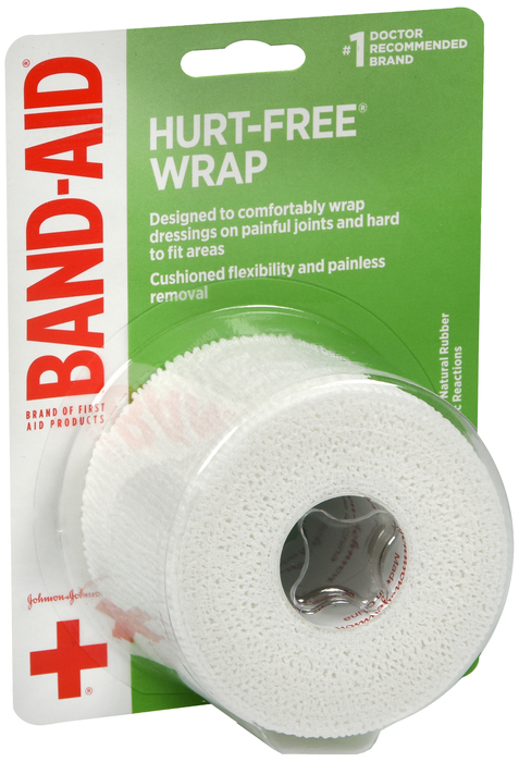 Case of 12-BAND-AID Hurt-Free Wrap 2 X 2.3 Yd 1ct  By J&J Consumer