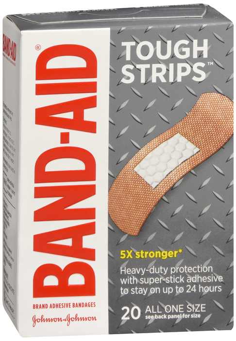 Band Aid Tough Strips 1Sz 20Ct
