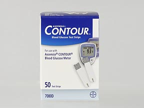Case of 12-Bayer Contour Test Strip 50 Count 