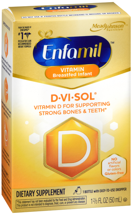 Case of 12-D-Vi-Sol Vit D 400 IU Drop 50ml