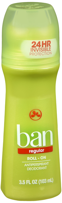 Ban Roll On Regular Deodorant 3.5 oz By Kao Brands Company USA 
