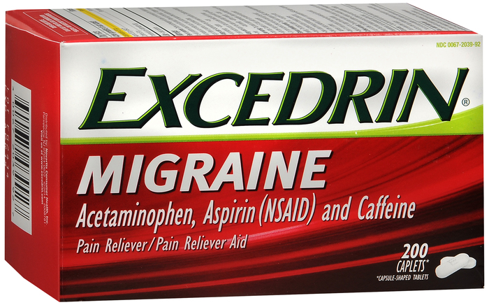 Case of 24-Excedrin Migraine Caplet 200Ct by Glaxo Smith Kline