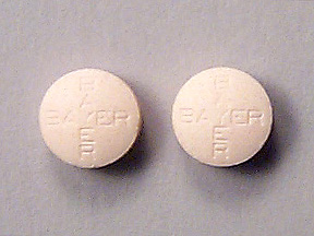 Case of 24-Bayer Aspirin Lo Dose Chwtab Orange 36Ct