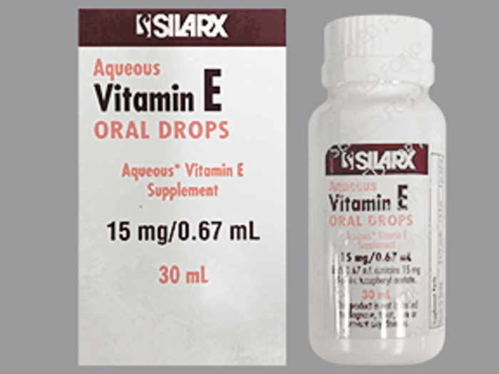 Silarx Vitamin E 50 IU Drop 30ml By Lannett Co