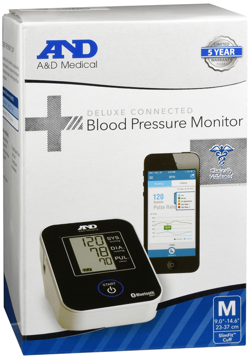 Blood Pressure Monitor Connected UA-651BLE By A&D Engineering USA 