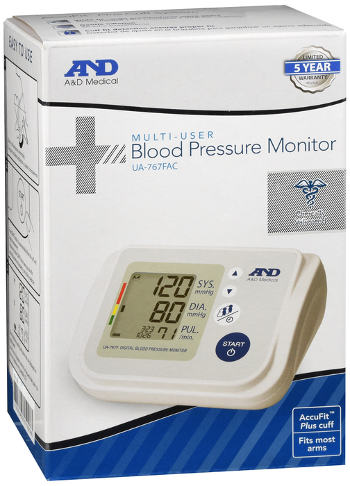 Blood Pressure Monitor W/ Wide Cuff UA-767FAC By A&D Engineering USA 