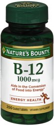 '.Nb B-12 1000 200 By Nature's B.'