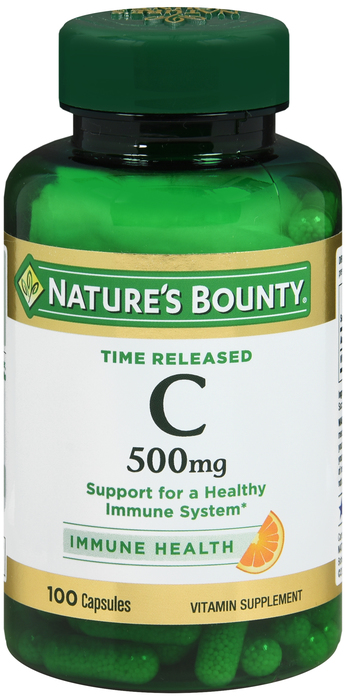 Case of 12-Nb Vit C Tr 500 mg Cap 100 By Nature's Bounty