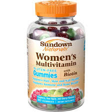 Case of 12-Sundown Naturals Women's Multivitamin With Biotin Gummi