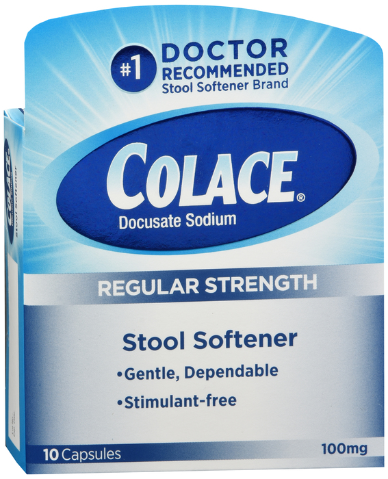 Colace-T 100 mg Cap 10 By Emerson (OTC) Item No.:4362608 NDC No.: New 67618-0101-10 67618-101-10 67618010110 6761810110 Old 67618010110 UPC No.: 367618101100 3-67618-10110-0 Item Description: Stool So