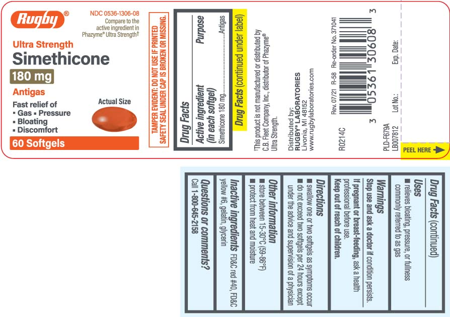 Case of 24-Simethicone 180 mg Capsule 60Ct Watson Capsule 180 mg 60 By Major Pharma/Rugby USA 