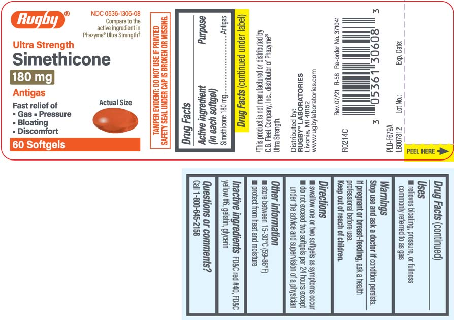 SIMETHICONE 125MG 60CT SOFTGELS by Major Pharma 