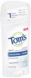 Toms Deodorant Stick Unscented 2.25 oz By Tom's Of Maine