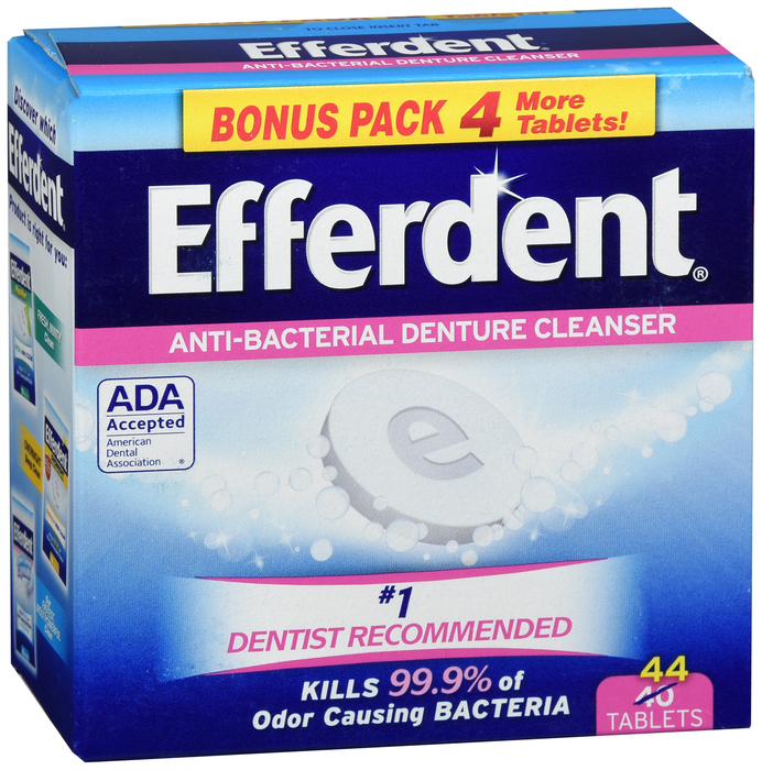 Efferdent Original Tablet 44Ct by Medtech