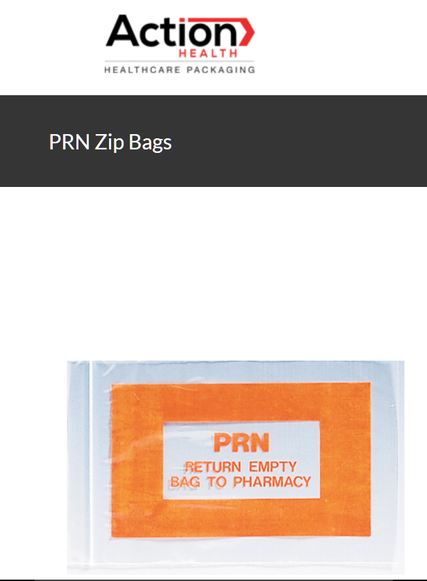 Prn Zip Bags One Case Of 1000 Reclosable 3W X 5H 2 Mil Zip Closure By Action 