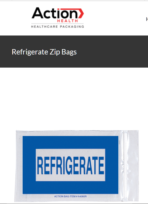Refrigerate Zip Bags One Case Of 1000 Meds Reclosable 12W X 15H 2 Mil Zip Clo