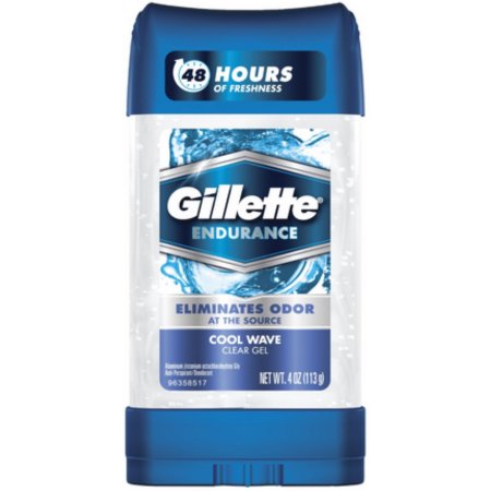 Case of 12-Gillette Anti-Perspirant Deodorant Clear Gel Cool Wave 4 oz 