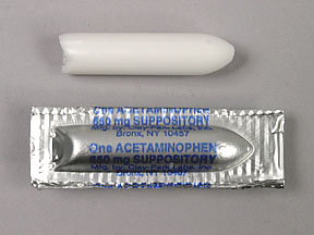 Case of 24-Acetaminophen 650 mg Suppositories 50 By Perrigo 
