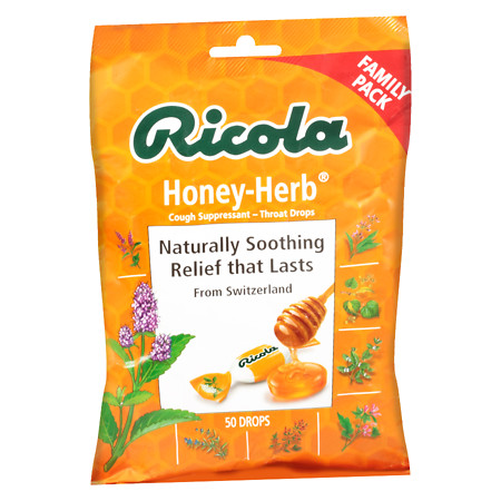 Ricola Throat Drops Honey-Herb 50 Drops