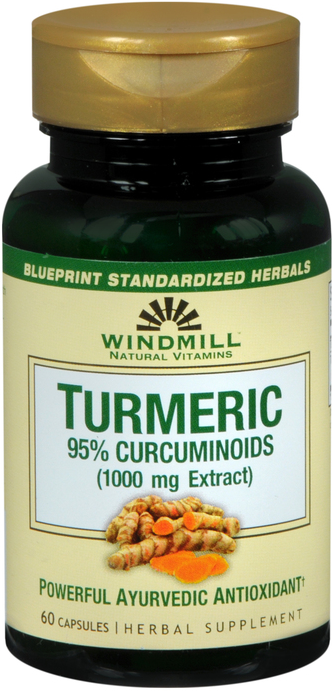 Case of 12-Turmeric Curcumin 100mg Cap 60 Count By Windmill Health