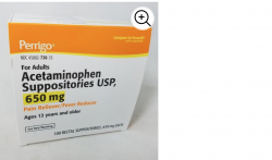 Acetaminophen 650 mg Suppository 100 Count Per Unit Dose Package B