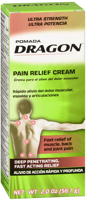 Dragon Muscle Aches Arthrts Cream Pain 2 oz by Gennoma 
