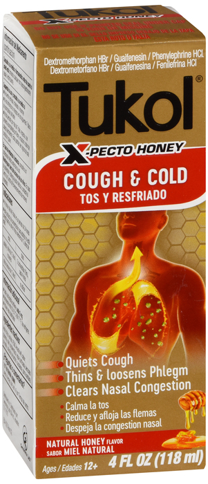 Tukol Honey Cough Syrup 4 oz By Emerson Healthcare LLC