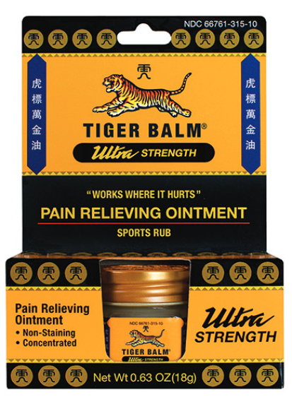 Case of 72-Tiger Balm Ointment Ultra Strength Ointment 18 gm By Pre Of Peace Enterprises In USA 