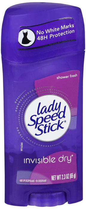 Lady Speed Stick Antiperspirant Inv Shower Fr Deodorant 2.3 oz By Colgate Palmolive USA 