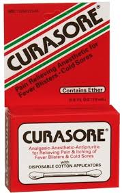CURASORE COLDSORE FEVER BLISTR LIQ 0.5 oz by S.S.S. CURASORE COLDSORE FEVER BLISTR LIQ 0.5 oz By S.S.S. Company Curasore, Analgesic - Anesthetic - Antipruritic, Contains Ether, 0.5 f by S.S.S. Curaso