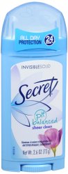 Secret Orig Inv/Sld Sheer Clean 2.6 oz 