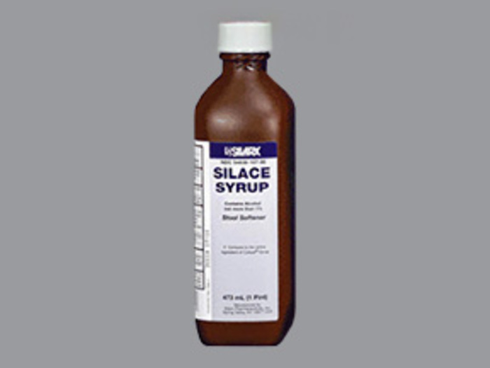Case of 12-Silace Docusate Sodium ORAL SYRUP 60 MG/15ML  473ml by Lannett Pharma